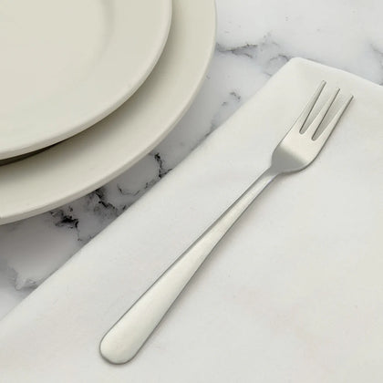 0002-07 - 18/0 Medium Weight Windsor Oyster Fork