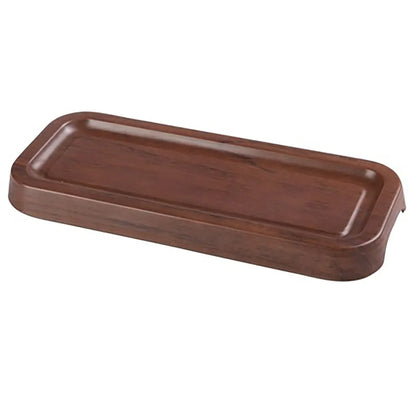 This Rectangular Tray features a stylish wood grain finish crafted from durable melamine, combining elegance with long-lasting strength. Its raised foot design adds stability and a refined touch, making it perfect for both restaurant and home settings. Dishwasher safe and eco-friendly, this tray offers reliable performance while supporting sustainable choices. Elevate your dining experience with versatile, easy-to-clean dinnerware.