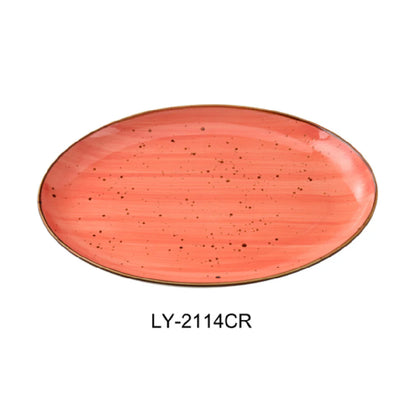 This platter is ideal for restaurants, catering operations, and institutional kitchens, restaurants, and cafes. Made from durable glazed porcelain, it withstands microwave, oven, and dishwasher use, promoting efficient setup and ease of maintenance in busy commercial settings. Elevate your dining experience with the EcoQuality dinnerware.