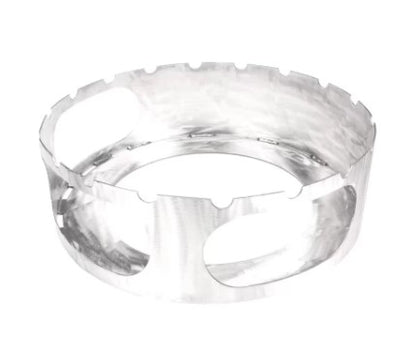 18-inch chamber stock pot riser for elevating large pots during cooking