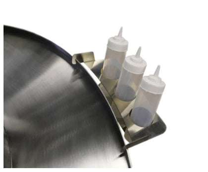 3 Hole Holster for Squeeze Bottles, perfect for organizing and holding multiple bottles during food preparation.