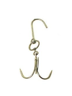 A dozen Three Star stainless steel hooks, durable and versatile, perfect for hanging items in kitchens, garages, or any organized space.