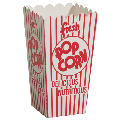 41044CS to 41048CS - 0.75–1.75oz, 500/Case, 3 Sizes Benchmark Popcorn Scoop Boxes