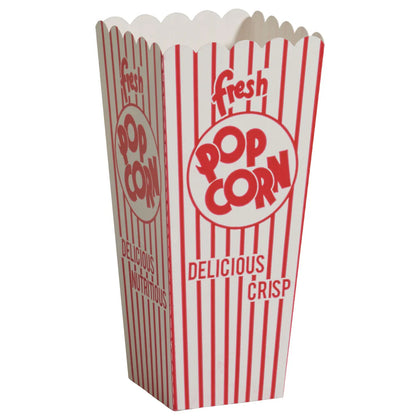 41044CS to 41048CS - 0.75–1.75oz, 500/Case, 3 Sizes Benchmark Popcorn Scoop Boxes