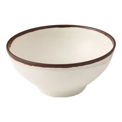 EcoQuality Bowl is made from durable and reliable melamine material. You can use these unique round bowls to serve such dishes like salads, appetizers, rice or miso soups. The bowl will perfectly fit any food-serving establishment design. Elevate your dining experience with these high quality affordable restaurant dinnerware.