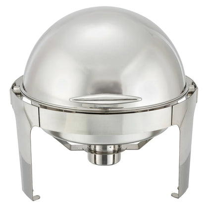 602 - 6qt Madison Roll-top, S/S Heavyweight, Round Chafer