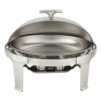 603 - 8qt Madison Roll-top, S/S Heavyweight, Oval Chafer