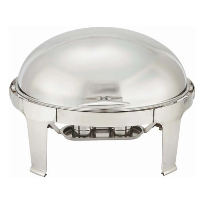 603 - 8qt Madison Roll-top, S/S Heavyweight, Oval Chafer