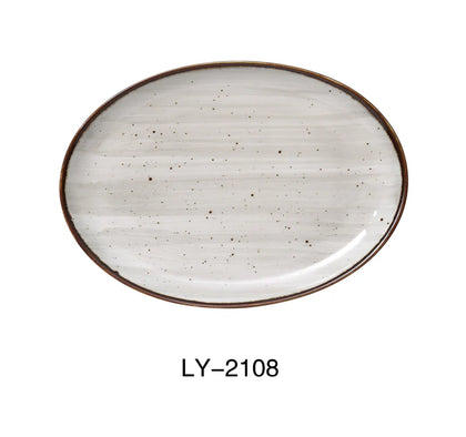 This elegant platter is ideal for serving bread, desserts, appetizers, and salad in cafes, restaurants, and home use allowing you to elevate your dining experience. Its glazed porcelain material ensures resistance to chipping and easy cleaning, making it ideal for high-use daily workflows with dishwasher, microwave, and oven compatibility. High quality affordable restaurant dinnerware.