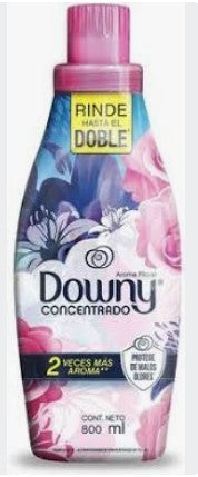 Image of Downy Fabric Softener Aroma Floral, 800ml, Case of 9, providing long-lasting floral fragrance and softness for clothes.