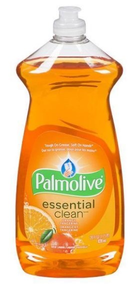 Palmolive Orange Dish Liquid, 828ml – cuts grease effectively, gentle on hands, with a fresh orange scent for sparkling clean dishes.