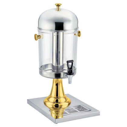 901 & 902 - 7-1/2qt, Gold Accent Single Juice Dispenser
