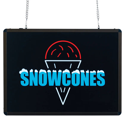 92003-92005, 120V Benchmark Ultra-Brite Sign, Snow Cones, Nachos, Cotton Candy
