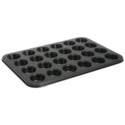 AMF-24MNS, 1-1/2oz 24 Non-stick Carbon Steel Cup Mini Muffin Pan