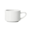 BCC-75N, 3 Doz/Case Birkhall 7.5 oz White Porcelain Stacking Coffee Cup