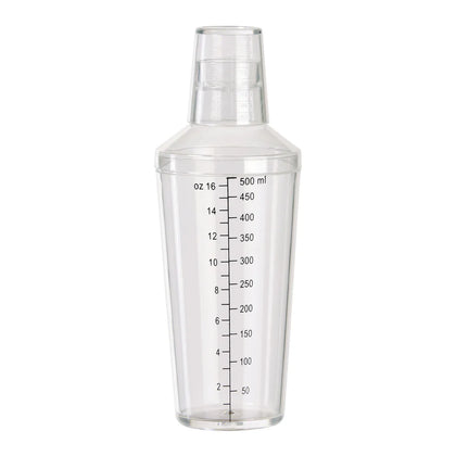 BS-16PC - 16Oz Clear Bar Shaker