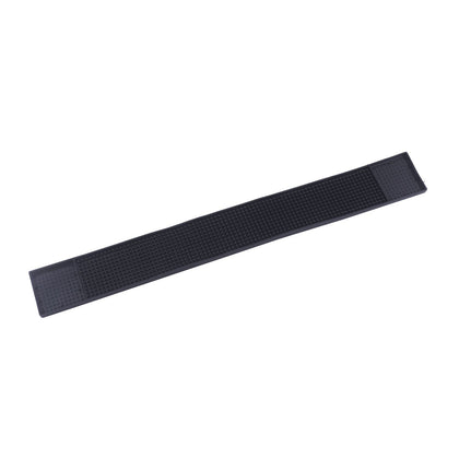 Black plastic drink rail bar mat 27