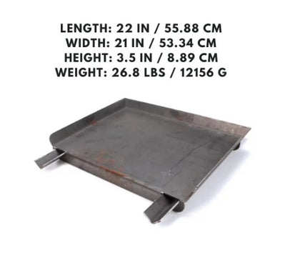 Bottom Baffle Plate - SM30 - A durable, heat-resistant plate designed for the SM30 smokehouse to optimize airflow and heat distribution.
