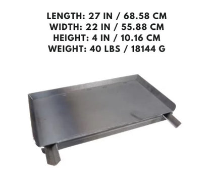 Bottom Baffle Plate - SM36 - A durable, heat-resistant plate designed for the SM36 smokehouse to optimize airflow and heat distribution.