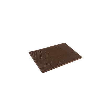 Brown plastic bar mat 18