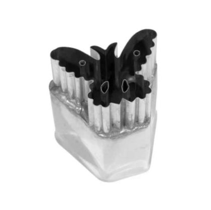 Butterfly veggie cutter, designed for easy and precise slicing and chopping of vegetables with a unique butterfly-shaped handle.