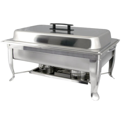 C-1080 - 8qt Full-size Chafer, Folding Frame, S/S Bellaire
