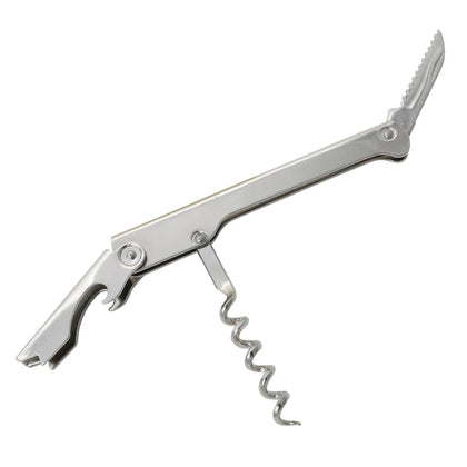 CO-511 and CO-512 Stainless Steel and Black Waiter’s Corkscrew