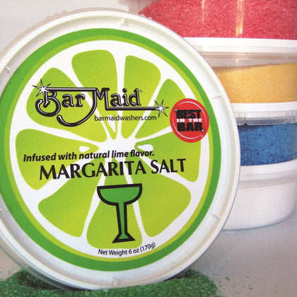 CR-102, 6 oz Tub Lime Flavor Bar Maid Margarita Salt