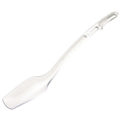 CVBS-10C-10R 3/4oz Clear/Black/Red PC Curve Buffet Spoon
