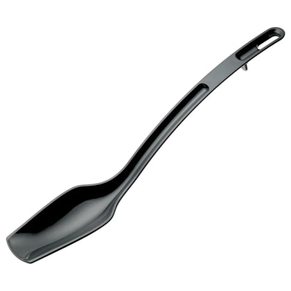 CVBS-10C-10R 3/4oz Clear/Black/Red PC Curve Buffet Spoon