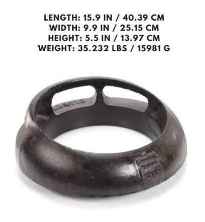 Cast Iron Chamber Ring - 13” - A durable 13-inch cast iron ring designed for use in building heating chambers.