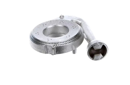 Durable #12 cast iron burner, ideal for high-heat applications.
