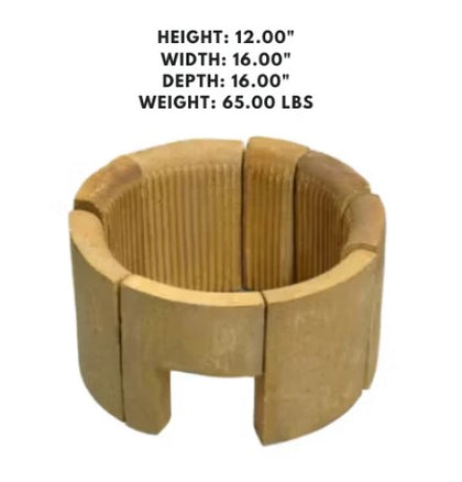 Chamber Brick Set No Flue - 16