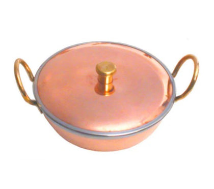 22 oz copper wok, perfect for stir-frying, sautéing, and cooking a variety of dishes.