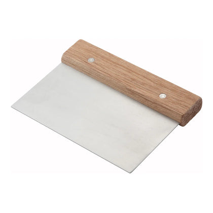 DSC-3, Wooden Hdl, S/S Blade Dough Scraper