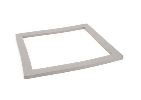 Door gasket for 1-compartment towel steamer, provides a secure seal to maintain heat and moisture.