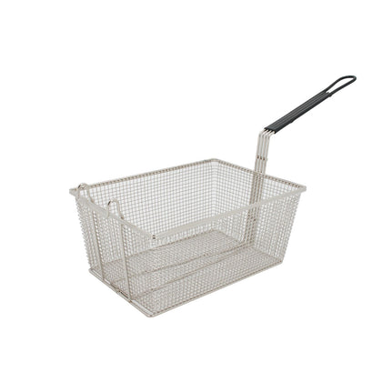 Nickel-plated fry basket 13-3/8x9-1/2x6-1/4