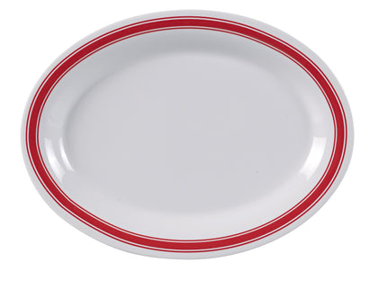 Yanco Oval Platter HS-209 is a perfect solution for your food-serving establishment. Performed in stylish white color, it can be used for serving vegetables, cold cuts, fresh greens or Asian appetizers. Manufactured from durable and reliable melamine, this dinnerware is popular for being unbreakable and affordable at the same time. Thanks to the stylish Houston collection, these platters will perfectly fit any establishment design. They will always look nice in your cafe, restaurant or catering events.