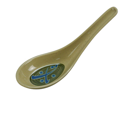 Yanco Soup Spoon JP-7001 is a great, extra-strong and affordable tableware solution for your food-serving establishment. Made from the high-quality melamine, the spoon doesn't bend or scratch. Melamine also makes the spoon look like handmade ceramics. These spoons are ideal for soups, desserts or appetizers. These Japanese style spoons can become a great addition to your melamine tableware collection. They have a stylish appearance and will perfectly fit most of the establishments' interiors.