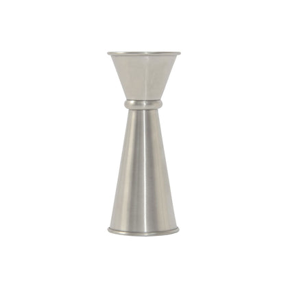 Japanese-style stainless steel jigger 0.5oz/1oz, durable, corrosion-resistant, accurate, easy to clean, sleek design for commercial bars. (Packed By: 300 Each Per Case), not a set.