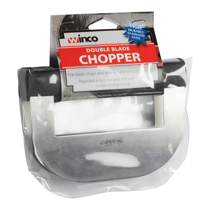 KCC-2, Double Blades, Black PP Hdl Chopping Knife, EA