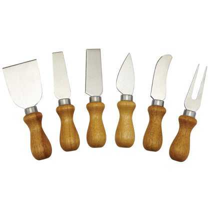 KCS-6W Cheese Knife Set w/ POM handle