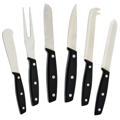 KCS-6 Cheese Knife Set w/ POM handle