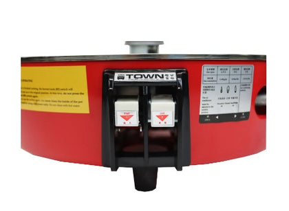 Lower Body - RM-50 (Red) – A durable red base component designed for the RM-50 model, providing essential support in gas systems.