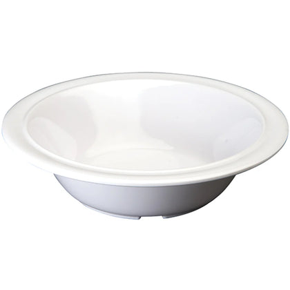 MMB-12 and MMB-12W 12oz Tan and White Melamine Soup/Cereal Bowls
