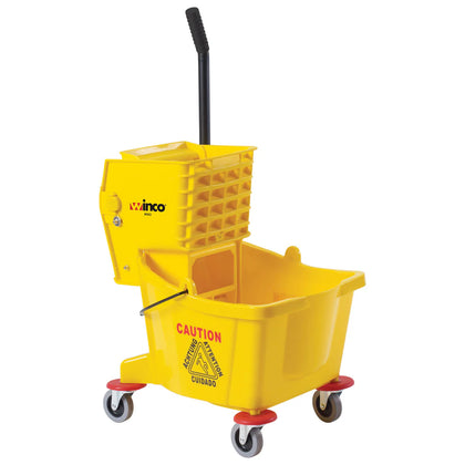 MPB-26-36R, 26qt, Yellow, 36qt Red/Yellow  Mop Bucket w/Wringer