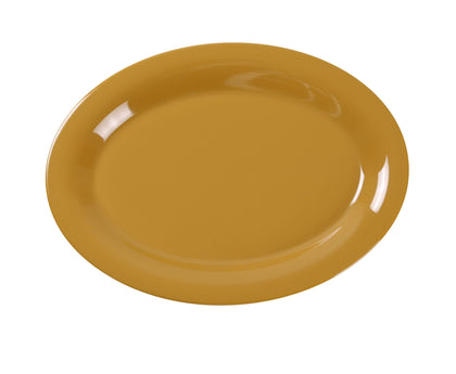 Yanco Oval Platter MS-212YL is performed in stylish yellow color, it can be used for serving vegetables, cold cuts, fresh greens or Asian appetizers. Manufactured from durable and reliable melamine, this dinnerware is popular for being unbreakable and affordable at the same time. Thanks to the stylish Milestone collection, these platters will perfectly fit any establishment design. They will always look nice in your cafe, restaurant or catering events. These oval platters are a stylish and affordable dinner