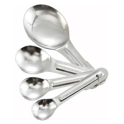 MSP-4P, 4-piece, S/S Economy Measuring Spoon Set