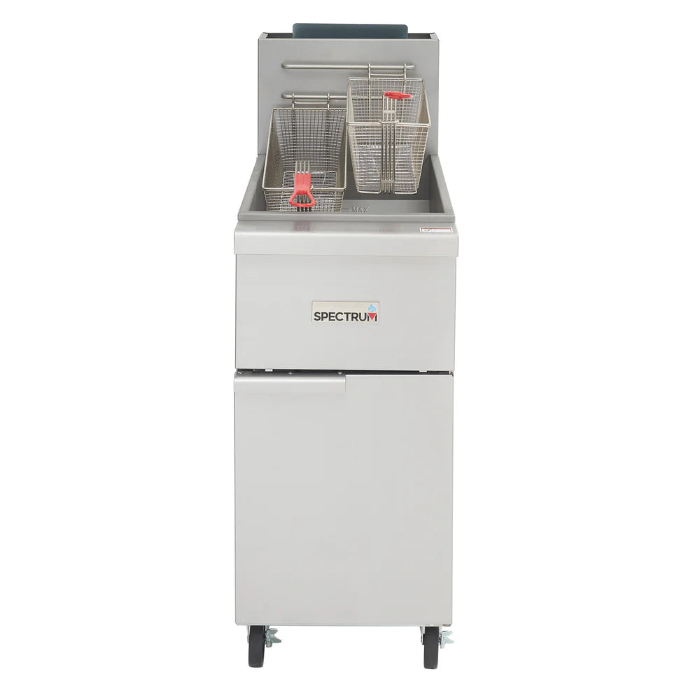 NGGF-40-NG to NGGF-70-NG, 3–5 Tube, Natural Gas/LP Spectrum™ Fryers, 40/50/70lb