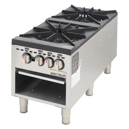 NGSP-1/NGSP-2, 1 and 2 burner, Natural Gas Stock Pot Range